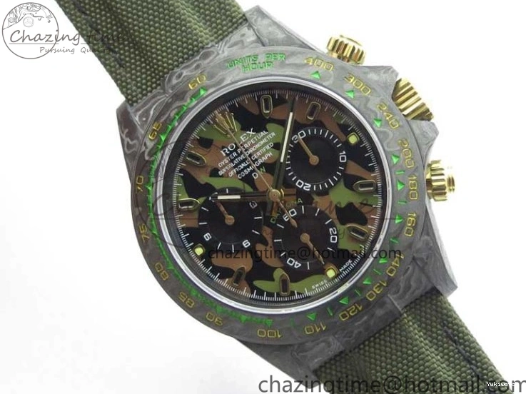 Edition Carbon Nylon Green OMF Daytona on Green A4130 Dial Best Strap DIW Deep 1127